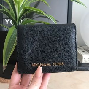 Michael Kors Black Leather Wallet